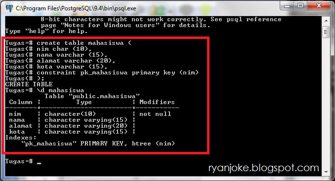 Mengenal PostgreSQL dan Belajar DDL pada SQL  // Catatan 