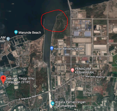 Lokasi Spot Mancing Laut Dam Batu Ujung Banjir Kanal Timur (BKT)