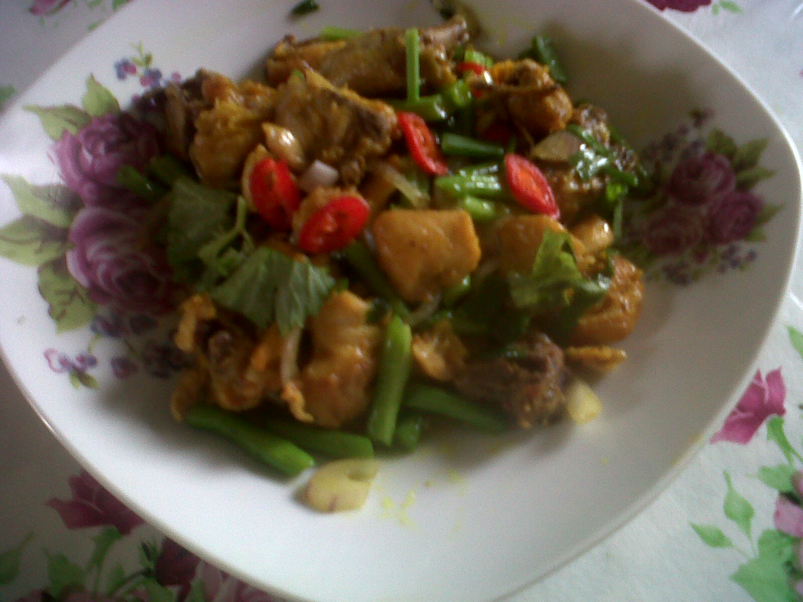 Daging goreng kunyit/ Ayam goreng kunyit