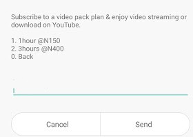 mtn youtube hourly video pack plan