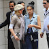 What's wrong Lourdes? Madonna comforts her tearful daughter as they leave the Kabbalah Centre