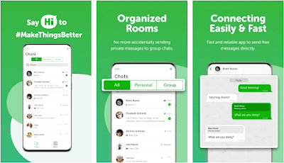 Aplikasi HiApp pengganti whatsapp