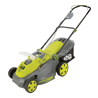 Sun Joe iON16LM 40V 16" Cordless Lawn Mower, review plus buy at low price, top best cordless battery powered lawn mowers