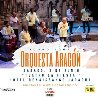 La Orquesta Aragon regresa a Santo Domingo  este 3 de Junio, con su gira Icono Tour 2023  Unica Funcion!