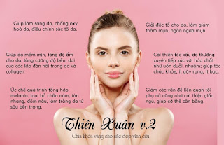 Mỗi ngày 1 gói bột uống trắng da Thiên Xuân - Chìa khóa Thanh xuân