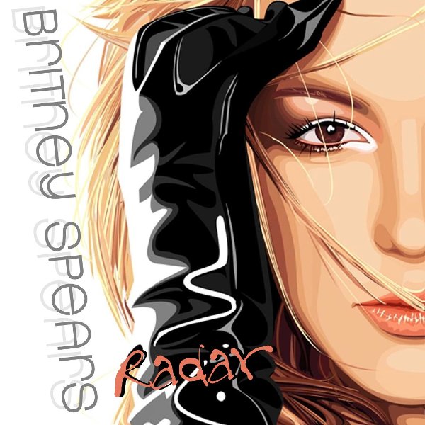 Britney Spears Radar Single Cover Eingestellt von Lexido um 2021