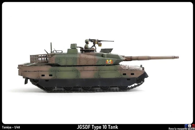 Maquette JGSDF Type 10 Tank de Tamiya au 1/48.