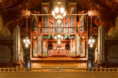 Memorial church organs