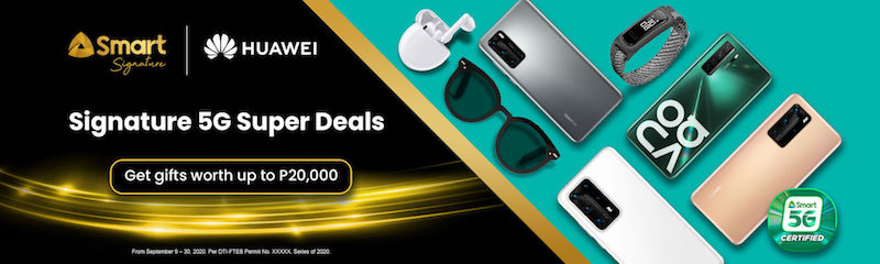 Score freebies up to worth PHP 21,828 with Huawei and Smart Signature 5G Super Deals