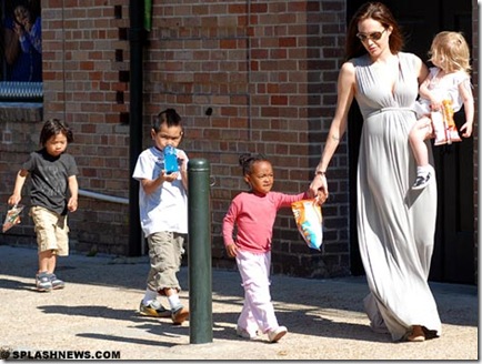 angelina jolie kids