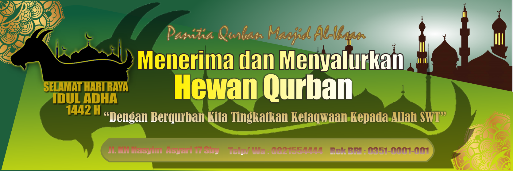 4 Desain spanduk banner ucapan selamat hari raya idul adha 