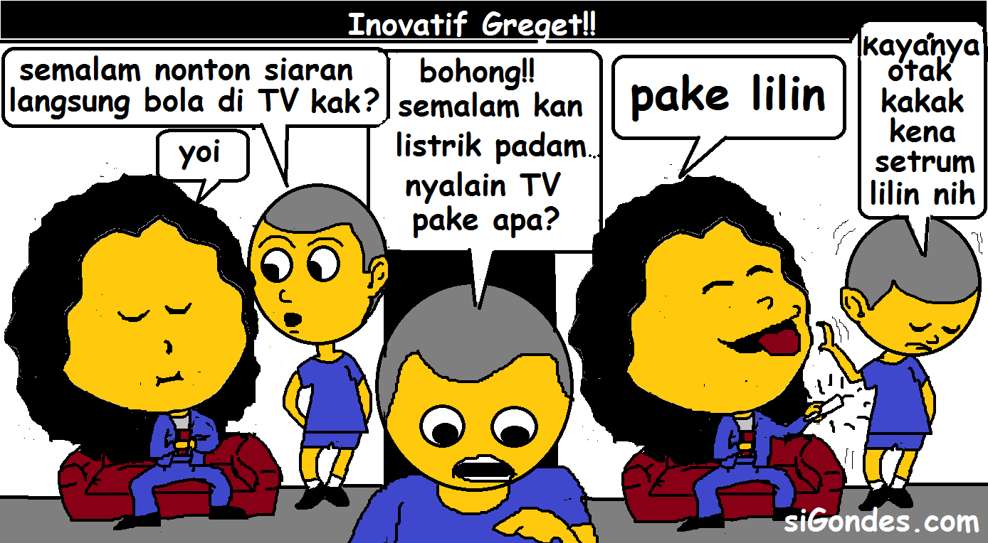 Gambar Komik Kreatif Gagal Paham SiGondes