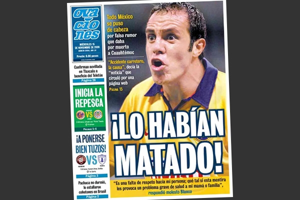 Fotos de Cuauhtémoc Blanco, la nueva leyenda del futbol mexicano | Ximinia