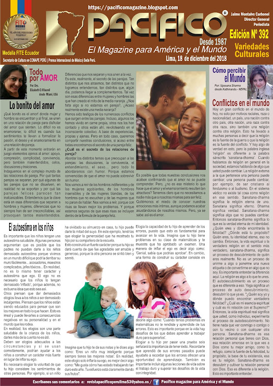 Revista Pacifico N° 392 Variedades Culturales