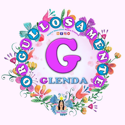 Nombre Glenda - Carteles para mujeres - Día de la mujer