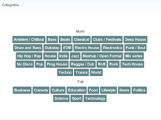 Mixcloud DJ mixes radio presenters cateories