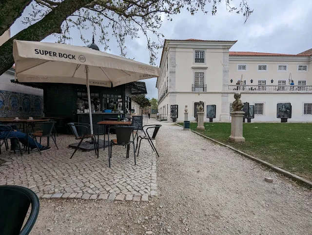 Quiosque at Bibliotheca Palácio Galveias in Lisbon in April