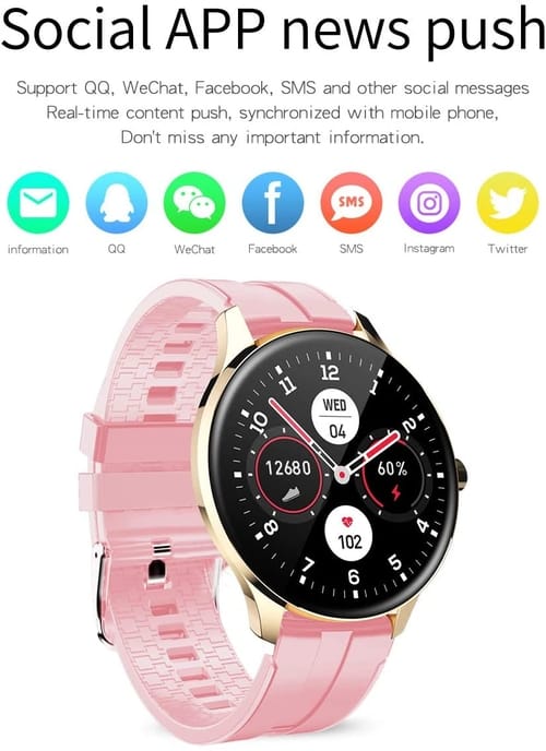 Sysmarts Smart Watch with Heart Rate Sleep Monitor