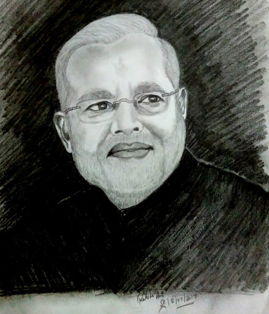 Honourable Mr Narendra Modi is 14th prime minister of India