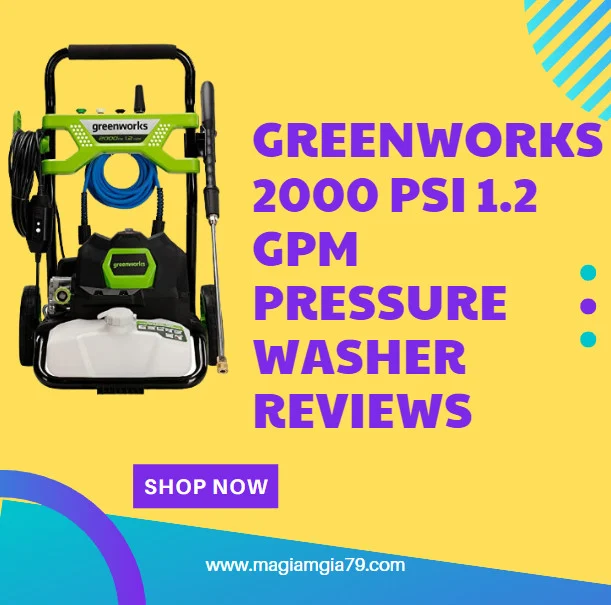 Greenworks 2000 PSI 1.2 GPM Pressure Washer Reviews