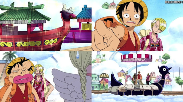 ワンピース アニメ 空島 スカイピア 158話 ルフィ サンジ ウソップ | ONE PIECE Episode 158 Skypiea  Luffy Sanji Usopp