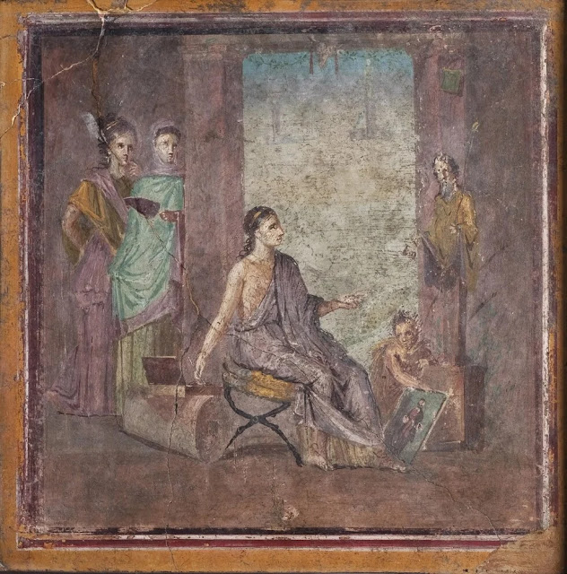 Ζωγράφος εν ώρα εργασίας. National Archaeological Museum of Naples: MANN 9018. Φωτο: ©Photographic Archive, National Archaeological Museum of Naples.