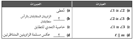 حل تمارين درس 3-2 إثبات توازي مستقيمين - التوازي والتعامد