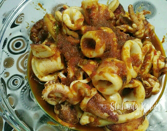 Resepi Sotong Masak Kicap Pedas