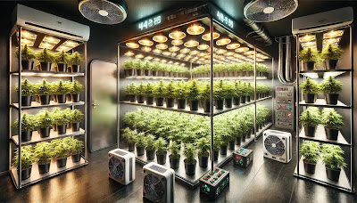 Noida, Uttarpradesh cannabis nursery busted
