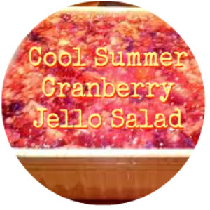 Cool Summer Cranberry Jello Salad Favorite Family Recipes