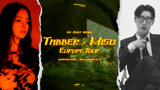 Tabber y Miso en concierto en Barcelona el 10 de julio del 2024