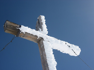 Gipfelkreuz Piz Buin - Silvretta