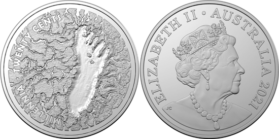 Australia 20 cents 2021 - Mungo Footprints