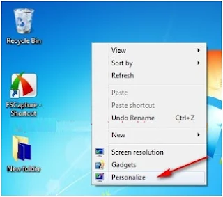 Mengaktifkan fitur transparan pada themes di windows 7 (enable transparency)