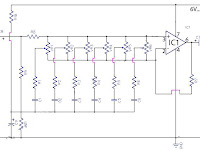 6 Band Graphic Equaliser Circuit Using 741 Op-Amp