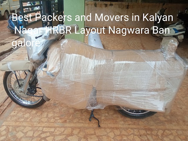 Packers Movers in Kalyan Nagar HRBR Nagwara bangalore