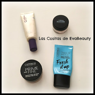 Prebase rostro terminadas, empties, low cost, catrice, Ten image, oriflame, beautyblogger, makeup, maquillaje, blog de belleza