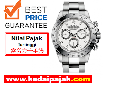 Pajak Rolex Daytona Dengan RM32,000 - kedaipajak.com