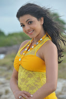 Kajal Agarwal Hot Beach Photos From Businessman