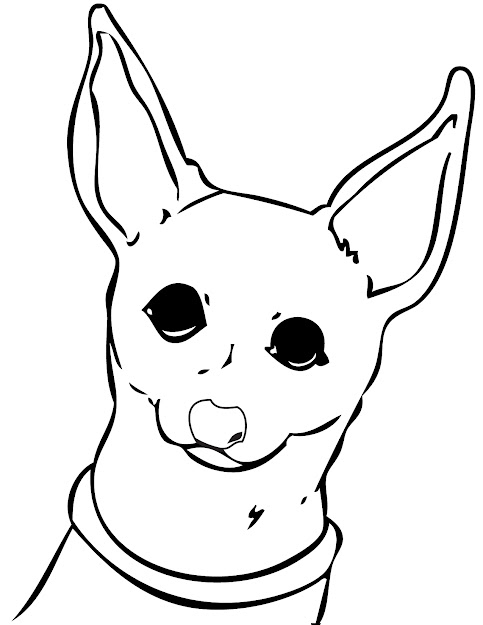 Chihuahua Coloring Page Chihuahua Coloring Page Dog Color Pages Printable