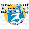 Rpp Prota Promes Kkm Kurikulum 2013 Smp Mts Kelas 7 8 9 Lengkap