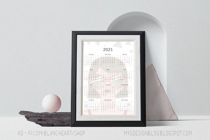 Printable Calendar 2021 + Free Giveaway