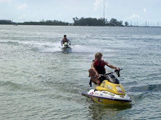 Jeanne and Gary riding