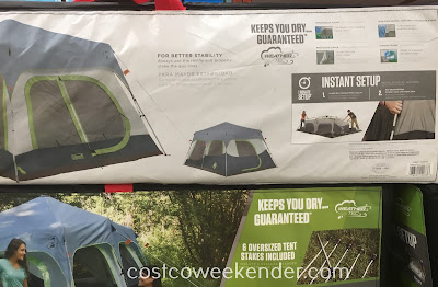 Coleman 10-person Instant Tent: your home away from home