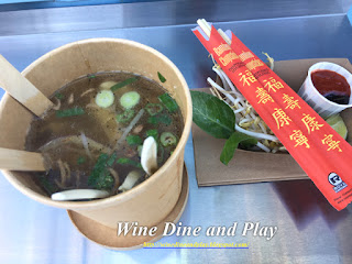 The Chicken Pho at BT In A Box restaurant, Sparkman's Wharf in Tampa, Florida