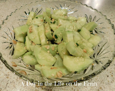 Cucumber Cashew Salad