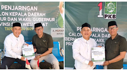 ABM Kembali Formulir Cagub di PKB Sulbar