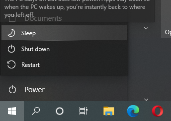 Điều gì sẽ xảy ra khi PC ở chế độ Sleep?