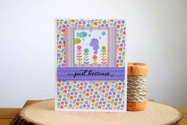 Doodlebug Under the Sea Card by Jess Crafts