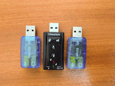 Cheap Chinese USB sound card adapters from Amazon